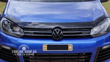 Дефлектор капота темный VW GOLF VI 2009-2012